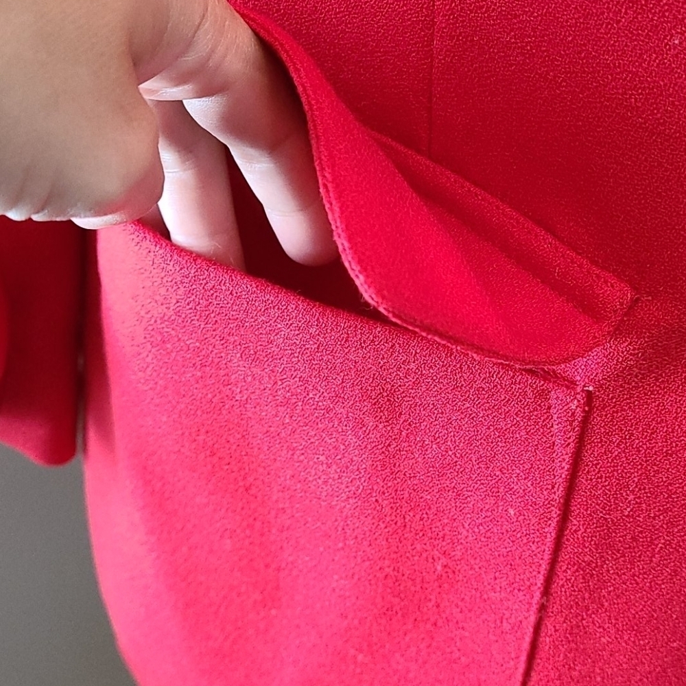 Vintage Neiman Marcus Red Wool Jacket - Picture 3 of 8